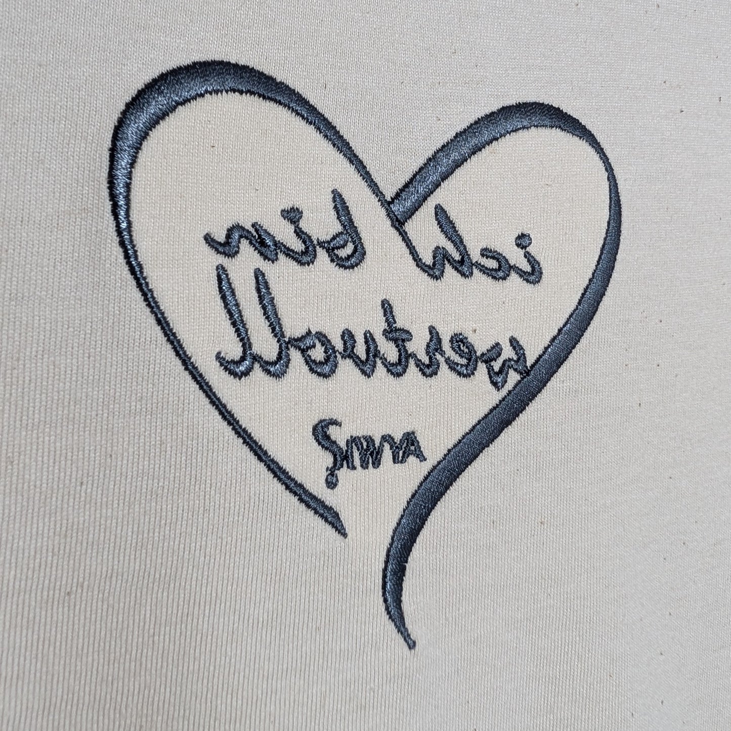 Unisex T-Shirt Herz Wertvoll - natural
