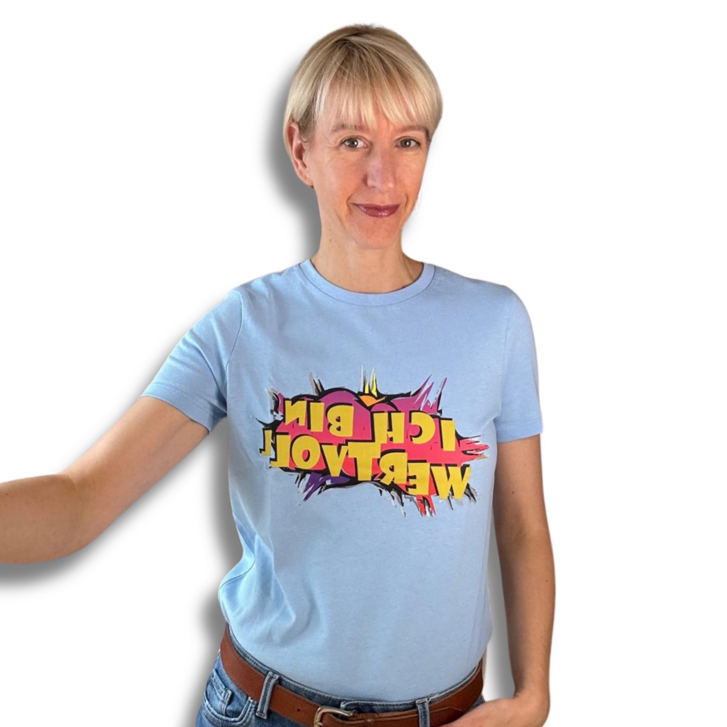 Girl T-Shirt Boom Wertvoll