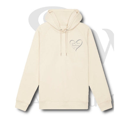 Hoodie Herz Wertvoll - natural