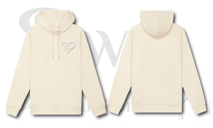 Hoodie Herz Wertvoll - natural