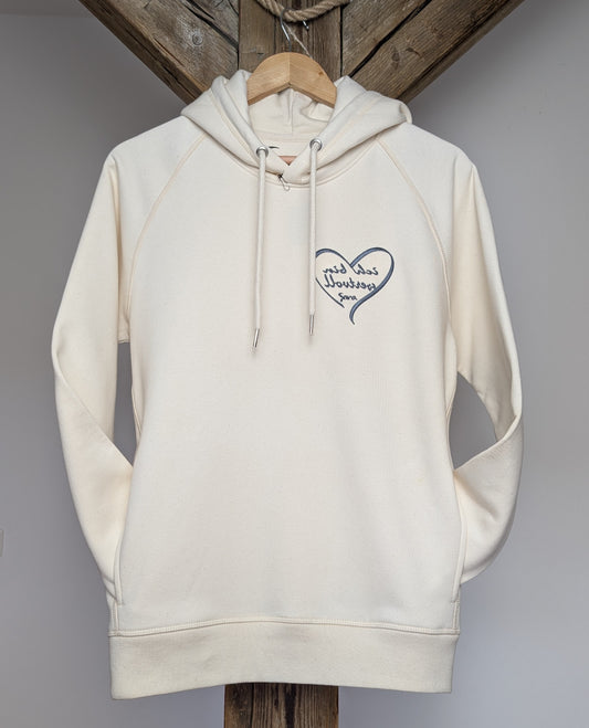 Hoodie Herz Wertvoll - natural