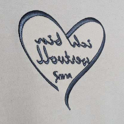 Unisex T-Shirt Herz Wertvoll - natural