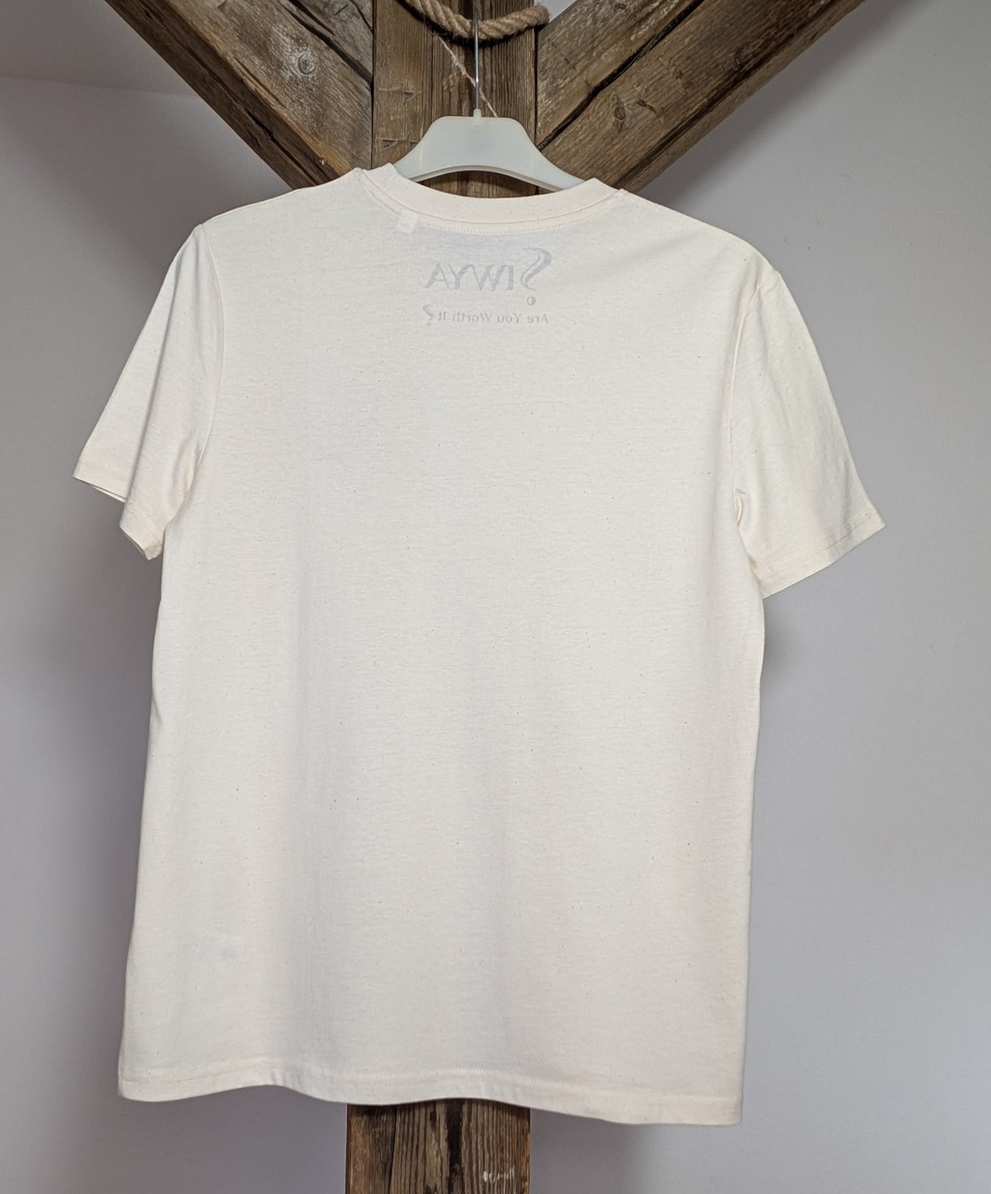 Unisex T-Shirt Herz Wertvoll - natural
